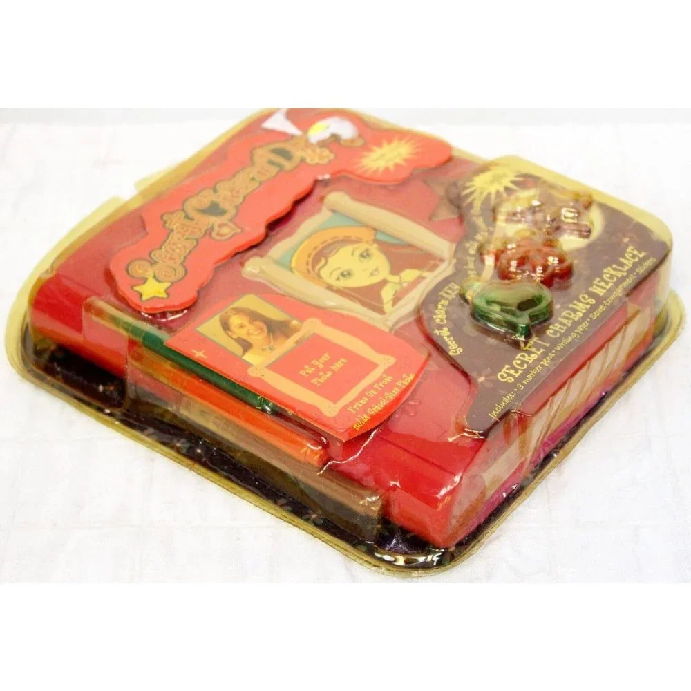 Secret Charm Diary Tamper Proof Alarm Lock Necklace Key Marker Stickers